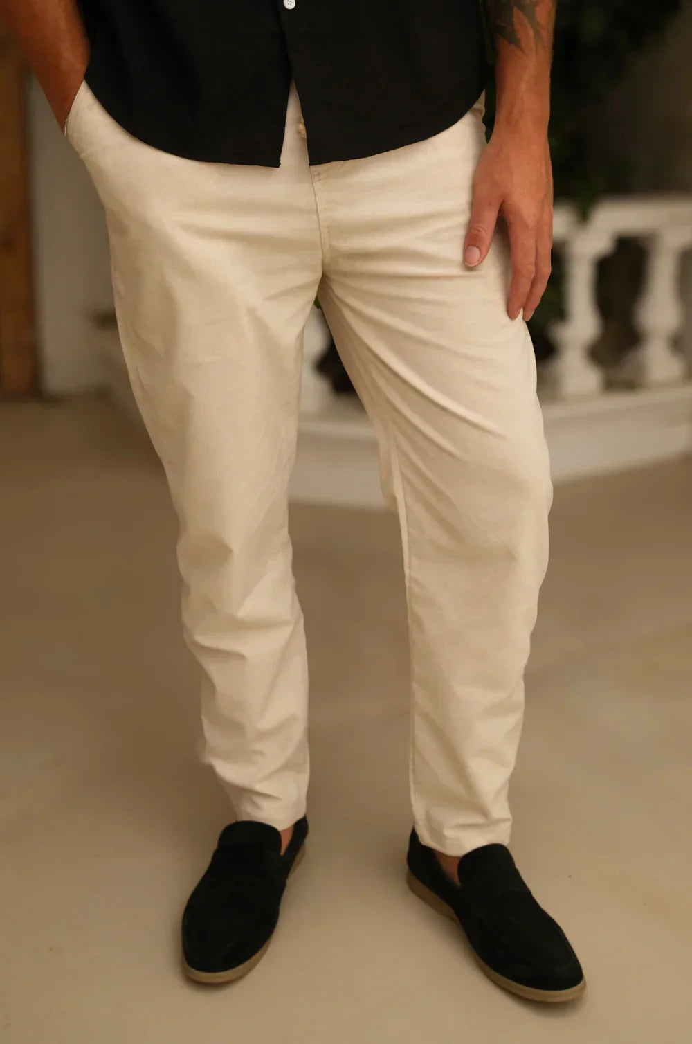 TULUM Summer Pants - High-Quality Linen | TrueAura