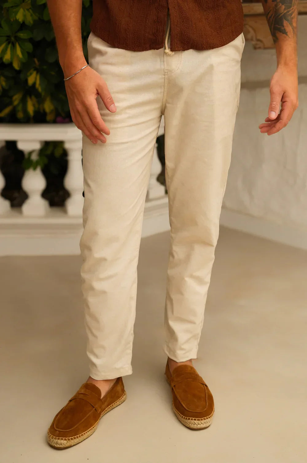 TULUM Summer Pants - High-Quality Linen | TrueAura
